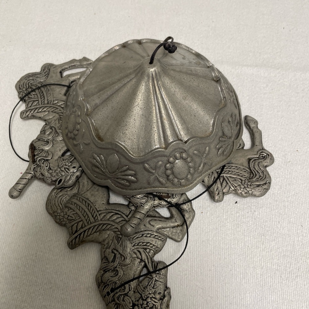 Carson Canopy Carousel Wind Chime Dancing Horse Metal 1992 Rust Proof Vtg 15” - Picture 4 of 8